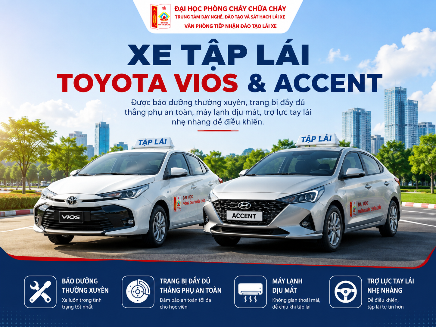 Dàn xe tập lái Accentis